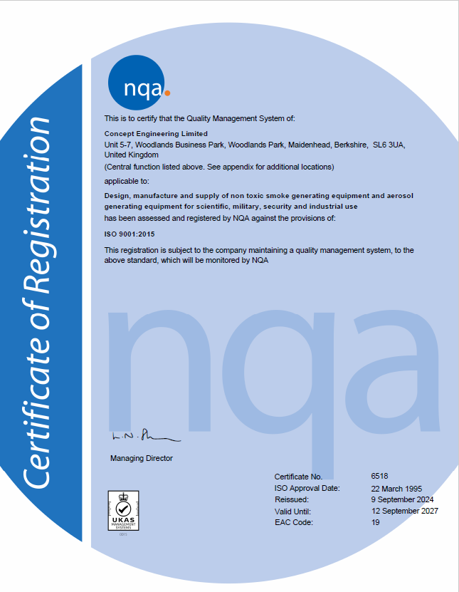 NQA certificate of registration
